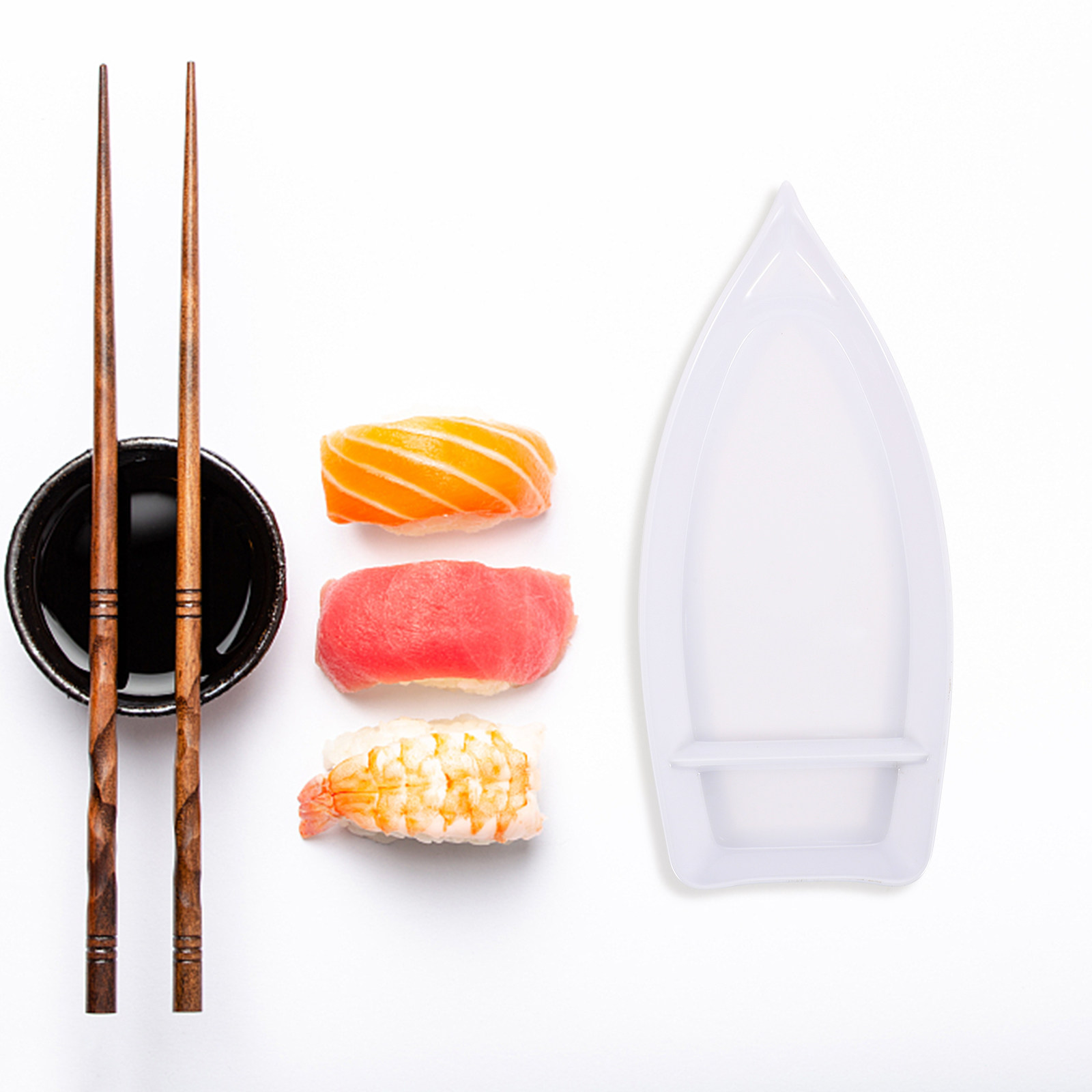 Japanese Lifestyle Food - Talerz do sushi w kształcie łodzi,
