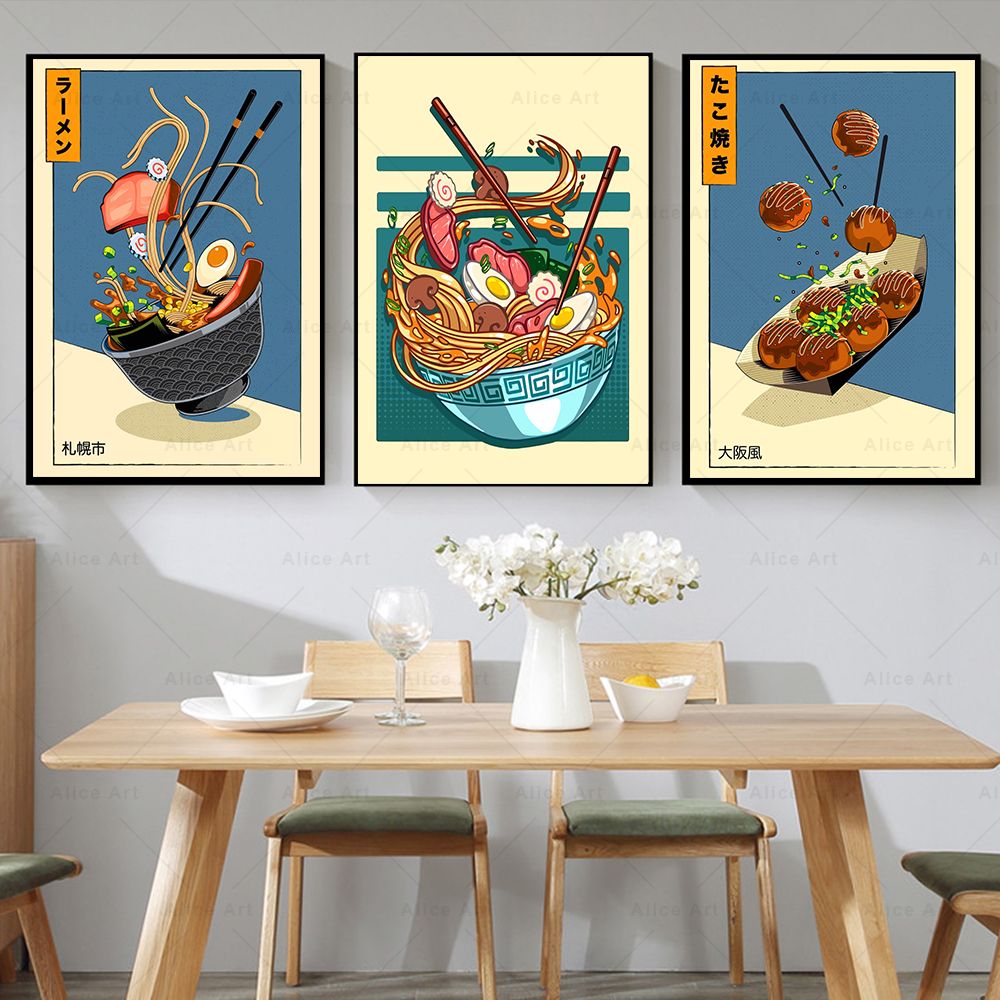 Japanese Lifestyle Food - Styl japoński plakat do kuchni do