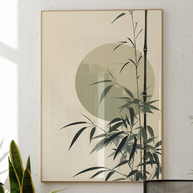 Japandi Wall Art Minimal Botan – Japanese Zen Lifestyle recenzja i cena