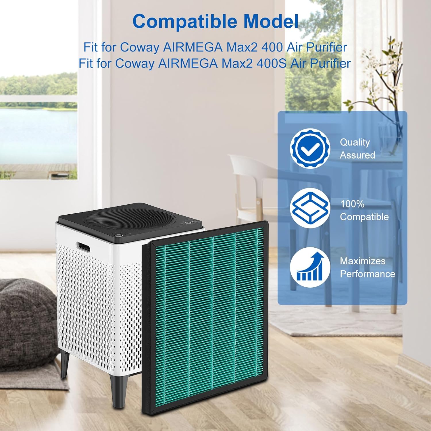 Zestaw filtrów zamiennych 400/ – Coway Air Purifier Airmega 400 recenzja i cena