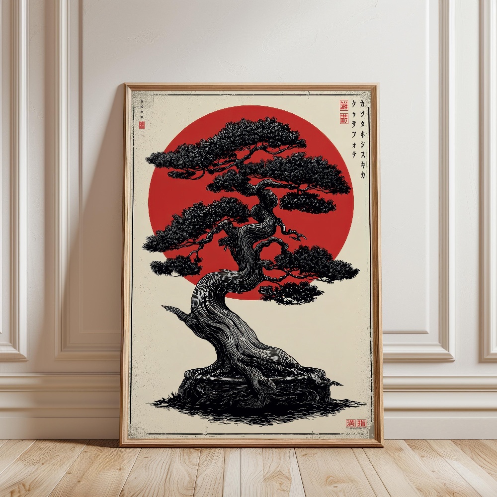 Plakat z górą Fudżi, japoński  – Japanese Zen Lifestyle recenzja i cena