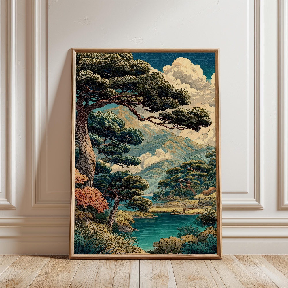 Plakat z górą Fudżi, japoński  – Japanese Zen Lifestyle recenzja i cena