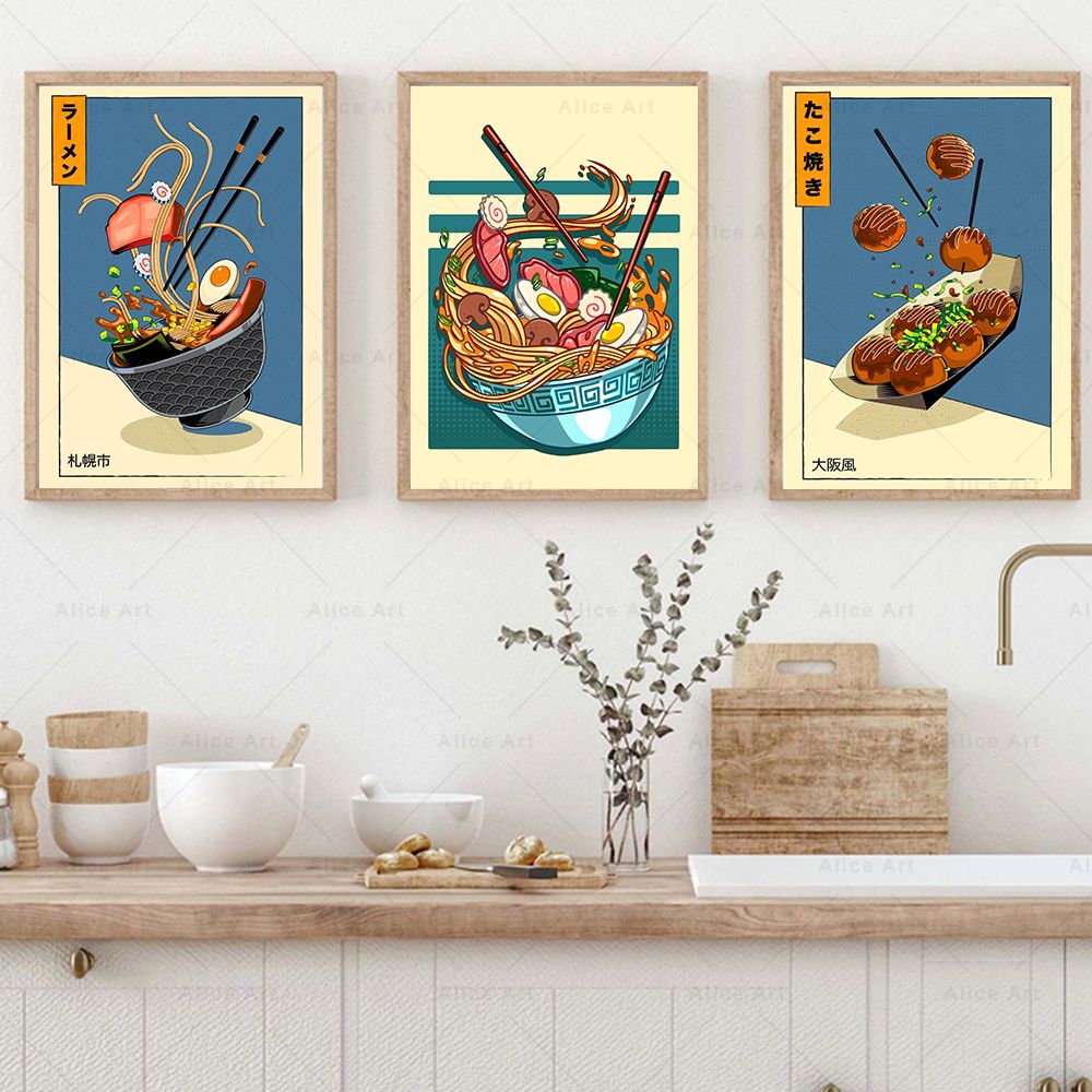 Styl japoński plakat do kuchni – Japanese Lifestyle Food recenzja i cena
