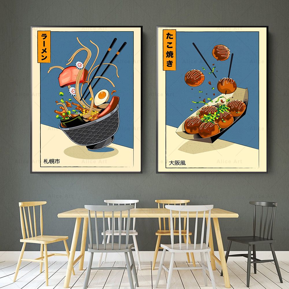 Styl japoński plakat do kuchni – Japanese Lifestyle Food recenzja i cena