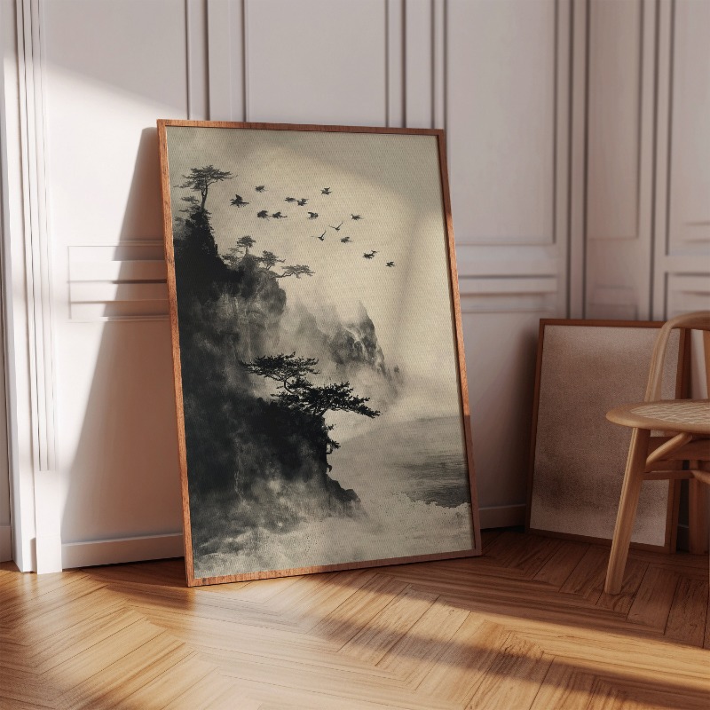 Japanese Ink Style Zen Bonzai  – Japanese Zen Lifestyle recenzja i cena